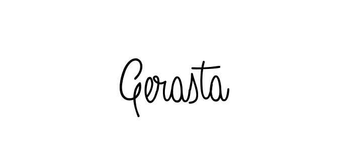 How to make Gerasta signature? Angelique-Rose-font-FFP is a professional autograph style. Create handwritten signature for Gerasta name. Gerasta signature style 5 images and pictures png