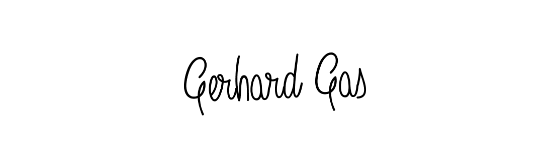 Use a signature maker to create a handwritten signature online. With this signature software, you can design (Angelique-Rose-font-FFP) your own signature for name Gerhard Gas. Gerhard Gas signature style 5 images and pictures png