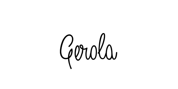 This is the best signature style for the Gerola name. Also you like these signature font (Angelique-Rose-font-FFP). Mix name signature. Gerola signature style 5 images and pictures png