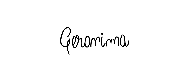 How to Draw Geronima signature style? Angelique-Rose-font-FFP is a latest design signature styles for name Geronima. Geronima signature style 5 images and pictures png