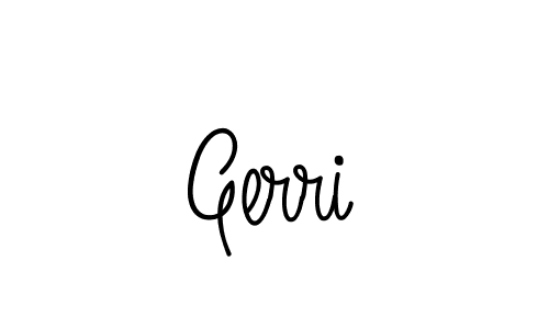Make a beautiful signature design for name Gerri. Use this online signature maker to create a handwritten signature for free. Gerri signature style 5 images and pictures png