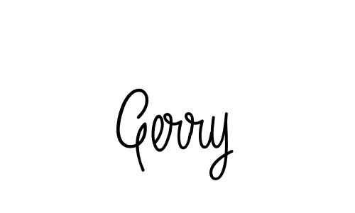 How to make Gerry name signature. Use Angelique-Rose-font-FFP style for creating short signs online. This is the latest handwritten sign. Gerry signature style 5 images and pictures png