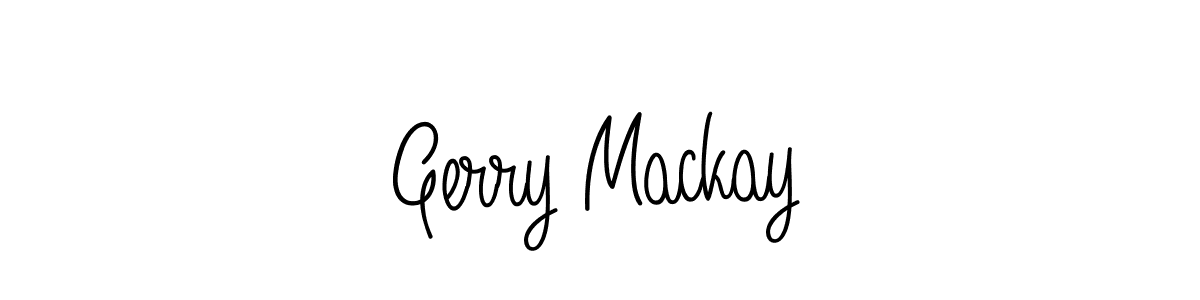 Use a signature maker to create a handwritten signature online. With this signature software, you can design (Angelique-Rose-font-FFP) your own signature for name Gerry Mackay. Gerry Mackay signature style 5 images and pictures png