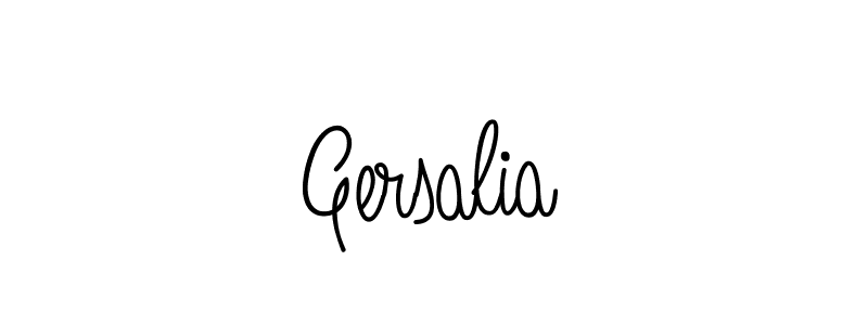 Also we have Gersalia name is the best signature style. Create professional handwritten signature collection using Angelique-Rose-font-FFP autograph style. Gersalia signature style 5 images and pictures png