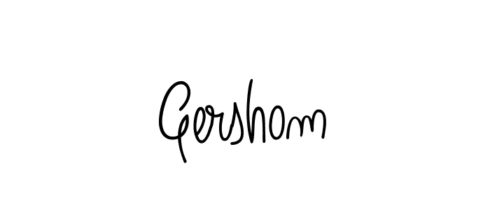 Best and Professional Signature Style for Gershom. Angelique-Rose-font-FFP Best Signature Style Collection. Gershom signature style 5 images and pictures png