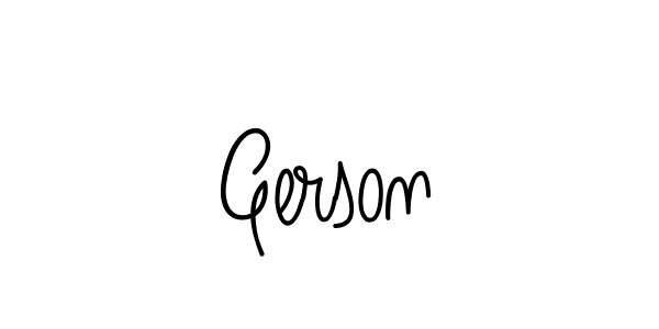 Make a short Gerson signature style. Manage your documents anywhere anytime using Angelique-Rose-font-FFP. Create and add eSignatures, submit forms, share and send files easily. Gerson signature style 5 images and pictures png