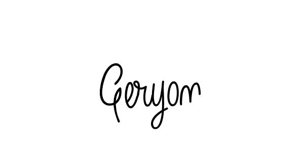 Best and Professional Signature Style for Geryon. Angelique-Rose-font-FFP Best Signature Style Collection. Geryon signature style 5 images and pictures png