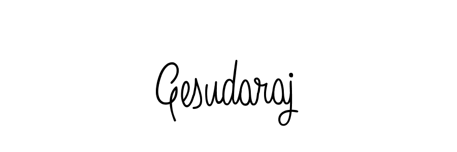 Make a beautiful signature design for name Gesudaraj. With this signature (Angelique-Rose-font-FFP) style, you can create a handwritten signature for free. Gesudaraj signature style 5 images and pictures png