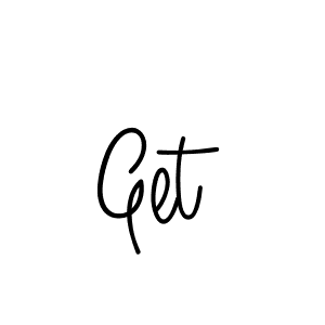 Design your own signature with our free online signature maker. With this signature software, you can create a handwritten (Angelique-Rose-font-FFP) signature for name Get. Get signature style 5 images and pictures png