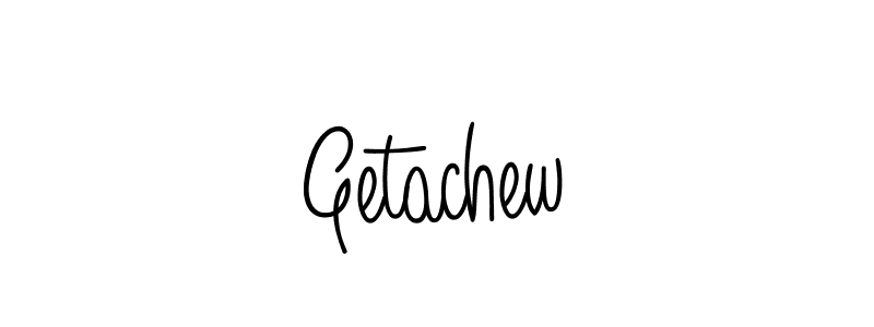 You should practise on your own different ways (Angelique-Rose-font-FFP) to write your name (Getachew) in signature. don't let someone else do it for you. Getachew signature style 5 images and pictures png
