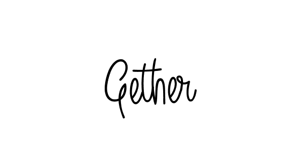 Once you've used our free online signature maker to create your best signature Angelique-Rose-font-FFP style, it's time to enjoy all of the benefits that Gether name signing documents. Gether signature style 5 images and pictures png