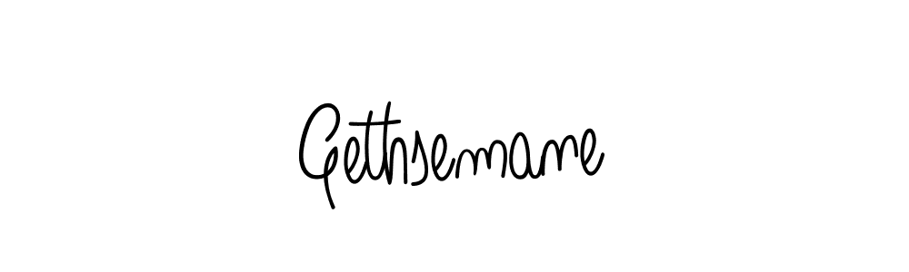 Create a beautiful signature design for name Gethsemane. With this signature (Angelique-Rose-font-FFP) fonts, you can make a handwritten signature for free. Gethsemane signature style 5 images and pictures png