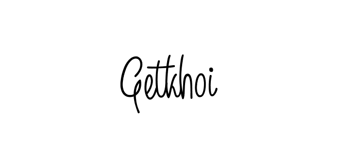 Design your own signature with our free online signature maker. With this signature software, you can create a handwritten (Angelique-Rose-font-FFP) signature for name Getkhoi. Getkhoi signature style 5 images and pictures png