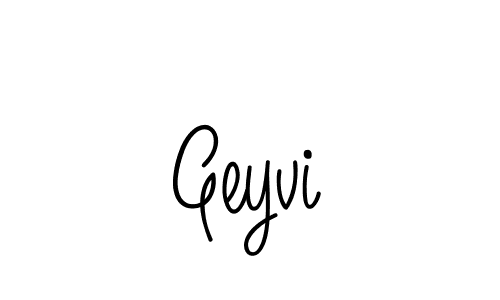 The best way (Angelique-Rose-font-FFP) to make a short signature is to pick only two or three words in your name. The name Geyvi include a total of six letters. For converting this name. Geyvi signature style 5 images and pictures png