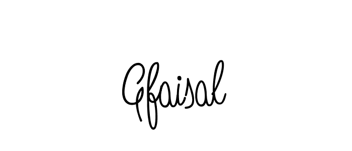 How to make Gfaisal name signature. Use Angelique-Rose-font-FFP style for creating short signs online. This is the latest handwritten sign. Gfaisal signature style 5 images and pictures png