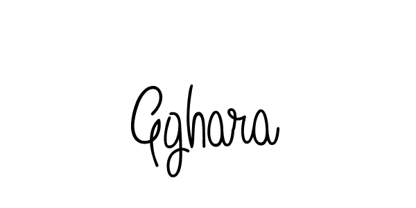 Use a signature maker to create a handwritten signature online. With this signature software, you can design (Angelique-Rose-font-FFP) your own signature for name Gghara. Gghara signature style 5 images and pictures png