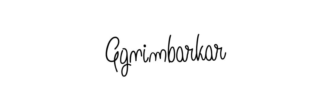 Make a beautiful signature design for name Ggnimbarkar. With this signature (Angelique-Rose-font-FFP) style, you can create a handwritten signature for free. Ggnimbarkar signature style 5 images and pictures png