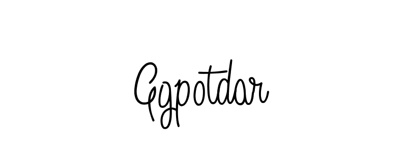 Use a signature maker to create a handwritten signature online. With this signature software, you can design (Angelique-Rose-font-FFP) your own signature for name Ggpotdar. Ggpotdar signature style 5 images and pictures png