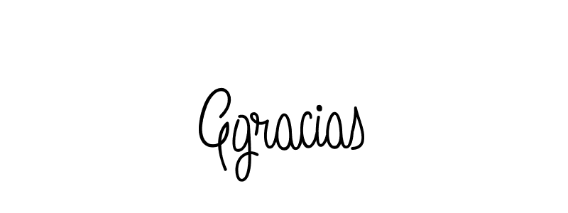 Use a signature maker to create a handwritten signature online. With this signature software, you can design (Angelique-Rose-font-FFP) your own signature for name Ggracias. Ggracias signature style 5 images and pictures png