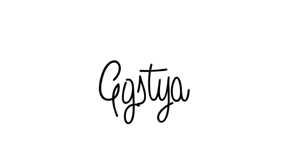 Create a beautiful signature design for name Ggstya. With this signature (Angelique-Rose-font-FFP) fonts, you can make a handwritten signature for free. Ggstya signature style 5 images and pictures png
