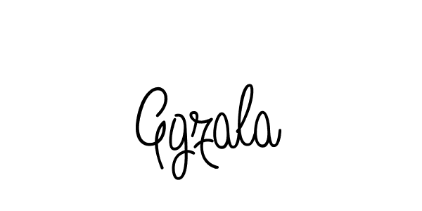 Ggzala stylish signature style. Best Handwritten Sign (Angelique-Rose-font-FFP) for my name. Handwritten Signature Collection Ideas for my name Ggzala. Ggzala signature style 5 images and pictures png