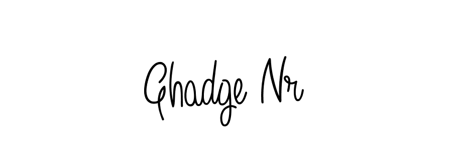 You should practise on your own different ways (Angelique-Rose-font-FFP) to write your name (Ghadge Nr) in signature. don't let someone else do it for you. Ghadge Nr signature style 5 images and pictures png