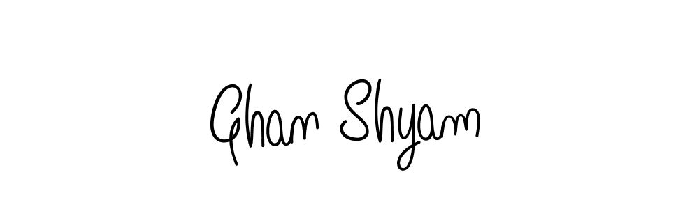 You can use this online signature creator to create a handwritten signature for the name Ghan Shyam. This is the best online autograph maker. Ghan Shyam signature style 5 images and pictures png