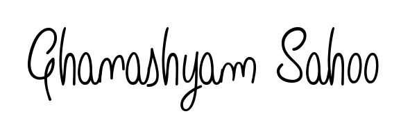 Quickly download Ghanashyam Sahoo name signature in high-resolution PNG using Angelique-Rose-font-FFP style. Ready to insert into PDFs and online applications. Ghanashyam Sahoo signature style 5 images and pictures png