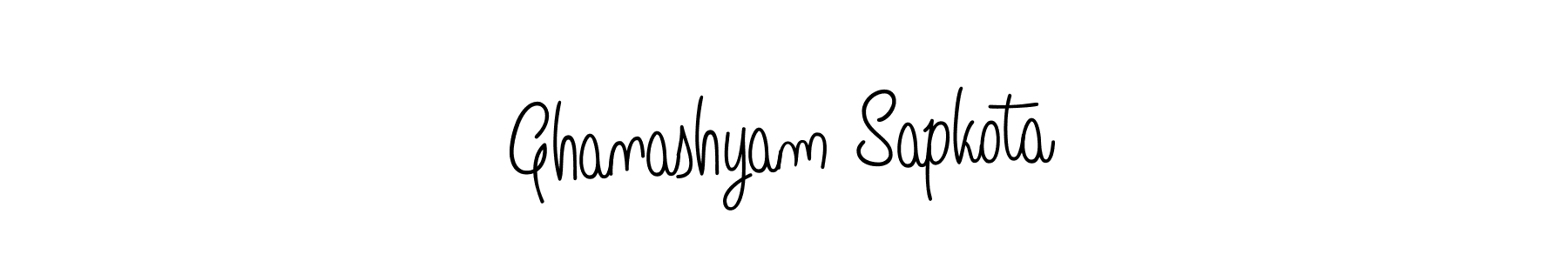 Make a beautiful signature design for name Ghanashyam Sapkota. Use this online signature maker to create a handwritten signature for free. Ghanashyam Sapkota signature style 5 images and pictures png