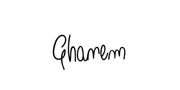 The best way (Angelique-Rose-font-FFP) to make a short signature is to pick only two or three words in your name. The name Ghanem include a total of six letters. For converting this name. Ghanem signature style 5 images and pictures png