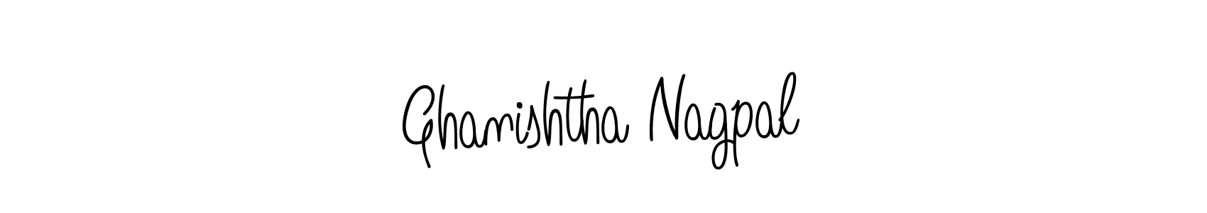 It looks lik you need a new signature style for name Ghanishtha Nagpal. Design unique handwritten (Angelique-Rose-font-FFP) signature with our free signature maker in just a few clicks. Ghanishtha Nagpal signature style 5 images and pictures png