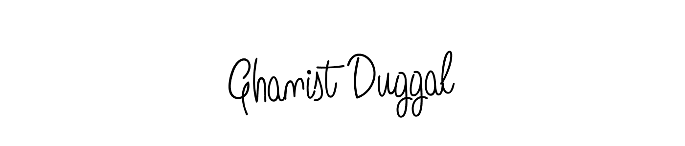 It looks lik you need a new signature style for name Ghanist Duggal. Design unique handwritten (Angelique-Rose-font-FFP) signature with our free signature maker in just a few clicks. Ghanist Duggal signature style 5 images and pictures png