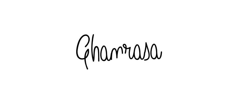 Ghanrasa stylish signature style. Best Handwritten Sign (Angelique-Rose-font-FFP) for my name. Handwritten Signature Collection Ideas for my name Ghanrasa. Ghanrasa signature style 5 images and pictures png