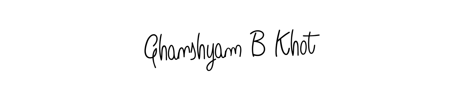 Similarly Angelique-Rose-font-FFP is the best handwritten signature design. Signature creator online .You can use it as an online autograph creator for name Ghanshyam B Khot. Ghanshyam B Khot signature style 5 images and pictures png