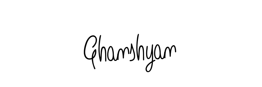 Also we have Ghanshyan name is the best signature style. Create professional handwritten signature collection using Angelique-Rose-font-FFP autograph style. Ghanshyan signature style 5 images and pictures png