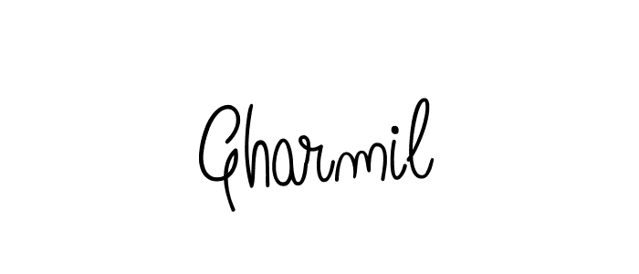 Similarly Angelique-Rose-font-FFP is the best handwritten signature design. Signature creator online .You can use it as an online autograph creator for name Gharmil. Gharmil signature style 5 images and pictures png