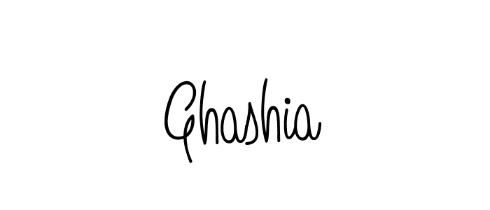 Create a beautiful signature design for name Ghashia. With this signature (Angelique-Rose-font-FFP) fonts, you can make a handwritten signature for free. Ghashia signature style 5 images and pictures png
