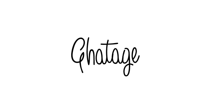 Make a beautiful signature design for name Ghatage. With this signature (Angelique-Rose-font-FFP) style, you can create a handwritten signature for free. Ghatage signature style 5 images and pictures png