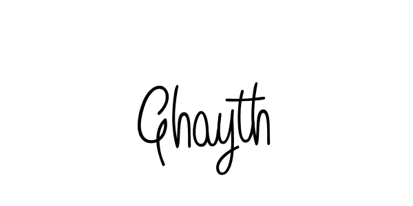 You can use this online signature creator to create a handwritten signature for the name Ghayth. This is the best online autograph maker. Ghayth signature style 5 images and pictures png