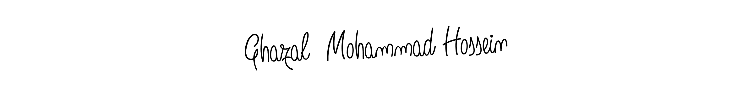 Also we have Ghazal  Mohammad Hossein name is the best signature style. Create professional handwritten signature collection using Angelique-Rose-font-FFP autograph style. Ghazal  Mohammad Hossein signature style 5 images and pictures png