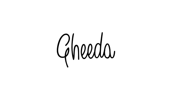 Make a beautiful signature design for name Gheeda. Use this online signature maker to create a handwritten signature for free. Gheeda signature style 5 images and pictures png
