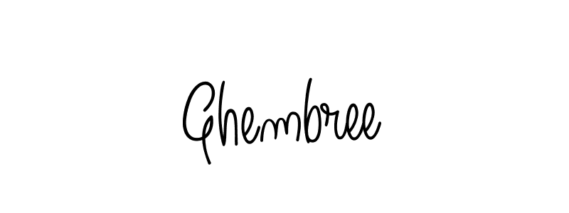 Create a beautiful signature design for name Ghembree. With this signature (Angelique-Rose-font-FFP) fonts, you can make a handwritten signature for free. Ghembree signature style 5 images and pictures png