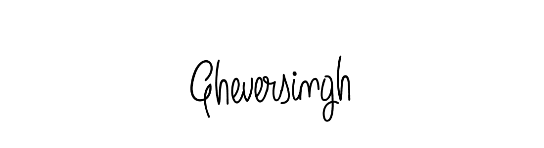 How to make Gheversingh name signature. Use Angelique-Rose-font-FFP style for creating short signs online. This is the latest handwritten sign. Gheversingh signature style 5 images and pictures png