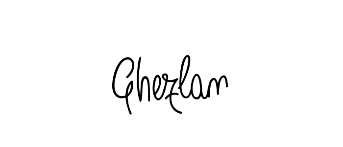The best way (Angelique-Rose-font-FFP) to make a short signature is to pick only two or three words in your name. The name Ghezlan include a total of six letters. For converting this name. Ghezlan signature style 5 images and pictures png