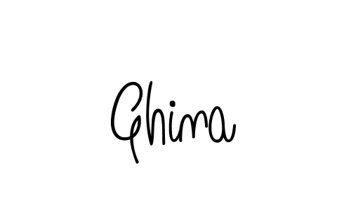 The best way (Angelique-Rose-font-FFP) to make a short signature is to pick only two or three words in your name. The name Ghina include a total of six letters. For converting this name. Ghina signature style 5 images and pictures png