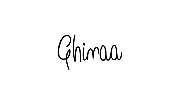 if you are searching for the best signature style for your name Ghinaa. so please give up your signature search. here we have designed multiple signature styles  using Angelique-Rose-font-FFP. Ghinaa signature style 5 images and pictures png