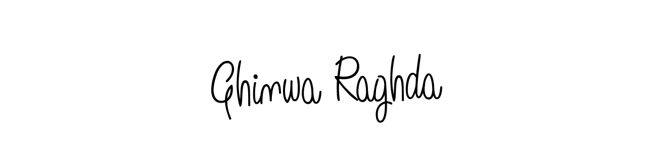 Use a signature maker to create a handwritten signature online. With this signature software, you can design (Angelique-Rose-font-FFP) your own signature for name Ghinwa Raghda. Ghinwa Raghda signature style 5 images and pictures png