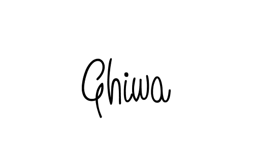 Ghiwa stylish signature style. Best Handwritten Sign (Angelique-Rose-font-FFP) for my name. Handwritten Signature Collection Ideas for my name Ghiwa. Ghiwa signature style 5 images and pictures png
