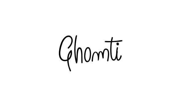 Also we have Ghomti name is the best signature style. Create professional handwritten signature collection using Angelique-Rose-font-FFP autograph style. Ghomti signature style 5 images and pictures png