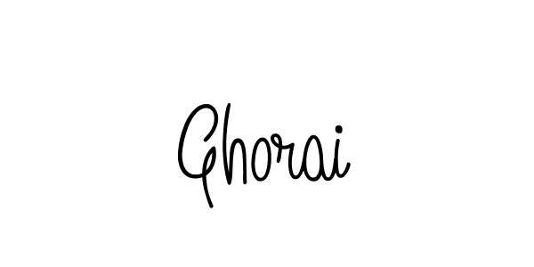 Make a beautiful signature design for name Ghorai. Use this online signature maker to create a handwritten signature for free. Ghorai signature style 5 images and pictures png